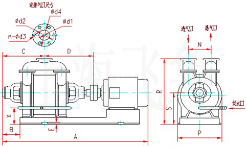 SK-6��SK-12��SK-20��SK-30��SK��42ˮ�hʽ��ձü����s�C���μ����b�ߴ�D